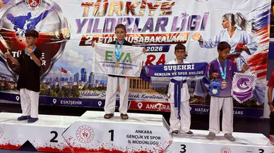 Türkiye Yıldızlar Karate Ligi'nde Sivas Fırtınası Esti