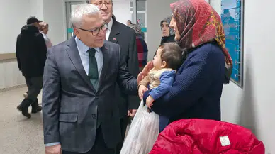 Vali Şimşek Numune Hastanesi’nde Hastalarla Buluştu