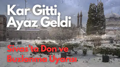 Kar Gitti, Ayaz Geldi: Sivas’ta Don ve Buzlanma Uyarısı