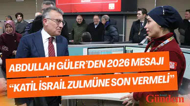 Abdullah Güler’den 2026 Mesajı: “Katil İsrail Zulmüne Son Vermeli”