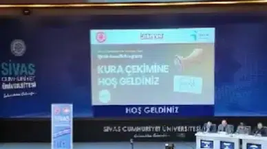 Sivas Cumhuriyet Üniversitesi’nde 1.827 Öğrenci Kurayla Belirlendi