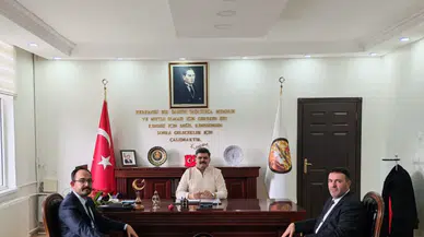 İmranlı Kaymakamı Gökbunar’a Ziyaretler Sürüyor