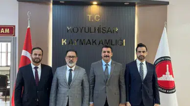 Diyanet İşleri Başkanlığı Yetkililerinden Koyulhisar Kaymakamı Yıldız’a Ziyaret