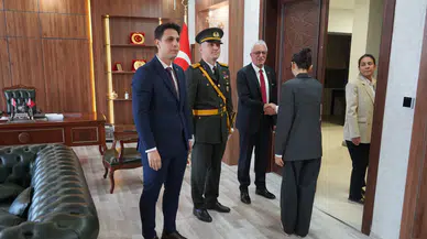 Cumhuriyet'in 103. Yılında Kaymakamlıkta Tebrikat Töreni