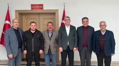 Zara Kaymakamı Malik Çalışır, Muhtar ve Esnafı Kabul Etti