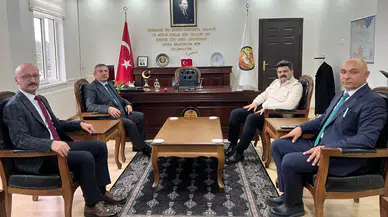 İmranlı Kaymakamı Gökbunar’a Kurum Müdürlerinden Ziyaret