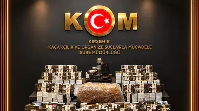 Kırşehir’de Kaçak Tütün Operasyonu: 45 Bin 200 Makaron Ele Geçirildi