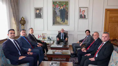 Sivas Valisi Yılmaz Şimşek, Bakanlık ve SGK Heyetini Kabul Etti