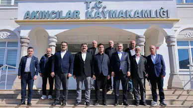 AK Parti Heyetinden Akıncılar Kaymakamı Faruk Karababa’ya Ziyaret