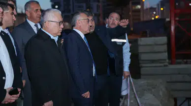 Sivas İl Emniyet Müdürlüğü Ek Hizmet Binası İnşaatında İnceleme