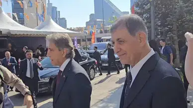 İzmir Büyükşehir Belediye Başkanı Cemil Tugay AK Parti Genel Merkezi'ne Geldi