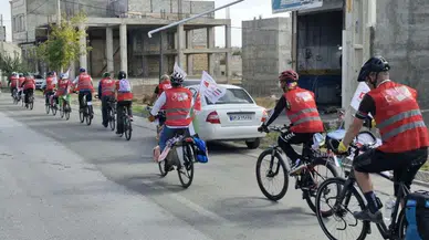 İran'daki Çocuklar İçin Yola Çıktılar! 25 Gün Pedal Çevirdiler