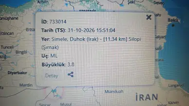 Şırnak'ta Deprem Paniği! Sarsıntı Sınırın Ötesinden Geldi