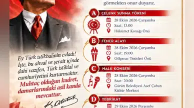 Gürün’de Cumhuriyet Bayramı Kutlama Programı Belli Oldu