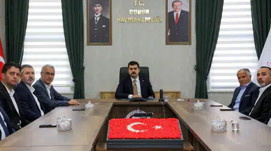Sivas TSO Başkanı Zeki Özdemir’den Gürün Kaymakamlığı’na Ziyaret