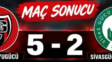 Sivasgücü Belediyespor 5-2 Mağlup Oldu: Sezona Kötü Başlangıç