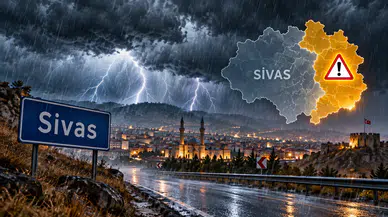 Sivas’ın 6 İlçesine Kuvvetli Yağış Uyarısı! AFAD Saat Verdi