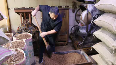 Sivas'ta Asırlık Taş Değirmende Türk Kahvesi Geleneği Sürüyor