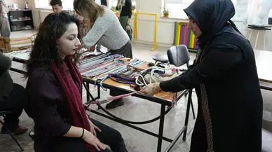 Geleneksel çarpana dokuma sanatı uygulamalı olarak anlatıldı