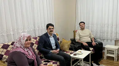 Kaymakam Eskimez’den Depremzede Can Ailesine İftar Ziyareti