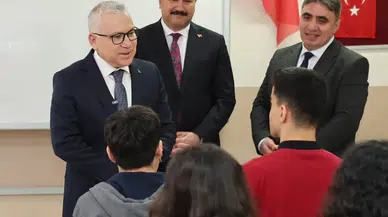 Vali Şimşek’ten Sivas Fen Lisesi’ne Moral Ziyareti