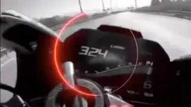 324 KM Hızla Ölüme Meydan Okuyan Motosikletli Yakalandı