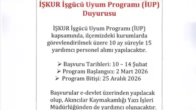 İşgücü Uyum Programı ile Kamuya Yeni Personel