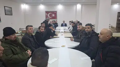 Divriği’de Maden İşçileri Kaymakam Kılıç ile Görüştü