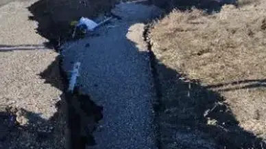 Sivas’ta Yol Çöktü!