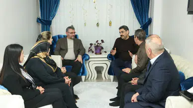 Hakan Aksu’dan Şehit Furkan Peker’in Eşine Ramazan Ziyareti