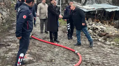 Kaymakam Kukuş Yangın Bölgesinde İncelemelerde Bulundu