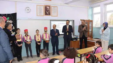 Şarkışla’da Kaymakam ve Belediye Başkanından Atatürk İlkokulu’na Ramazan Ziyareti