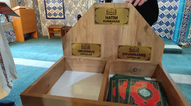 Haseki Camii’nde Kur’an Sevgisi Hatim Kumbarası ile Büyüyor