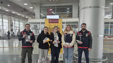Sivas Otogarda Kadına Yönelik Şiddetle Mücadele Farkındalık Çalışması
