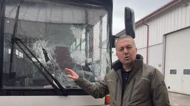 Sivas’ta Belediye Otobüsüne Zarar Veren Şüpheli Yakalandı