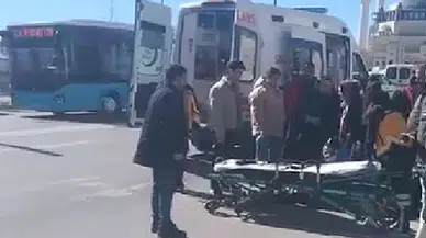 Sivas’ta Eski Adliye Arkasında Motosiklet Kazası