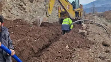 Suşehri Kaymakamlığı’ndan İçme Suyu Hattı Çalışması