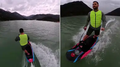 Konya-Antalya Kara Yolu Sular Altında Kaldı: Jetsurf Heyecanı