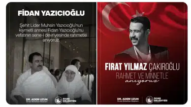 Fidan Yazıcıoğlu ve Fırat Yılmaz Çakıroğlu vefat yıl dönümlerinde anıldı!