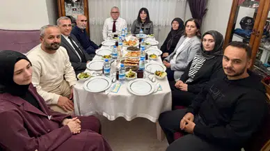Şehit Polis Şeyda Yılmaz’ın Ailesine Vali Yılmaz Şimşek’ten İftar Ziyareti
