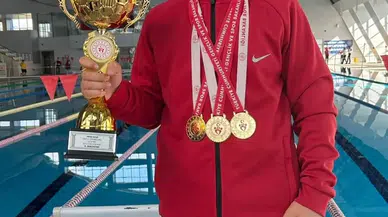 Genç Sporcu Muhammed Fatih Lord Türkiye Paletli Yüzme Finallerinde