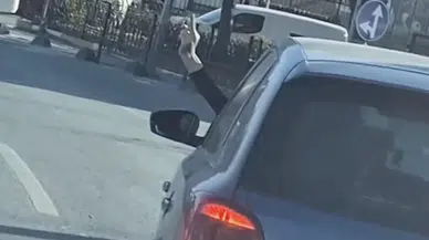 Orta Parmak Gösteren Sürücüye 180 Bin TL Ceza