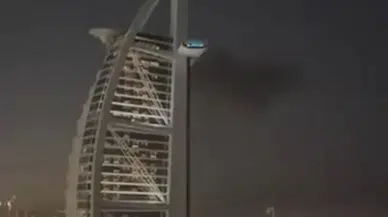 Dubai’de Burj el-Arab’a İran füzesi isabet etti
