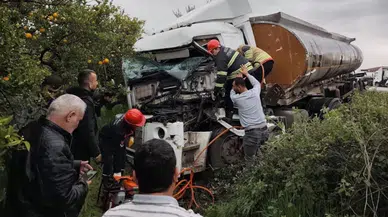 Tanker Narenciye Bahçesine Uçtu