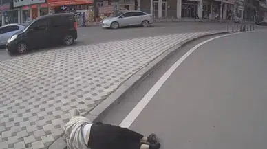 Otobüsün çarptığı kadının öldüğü kazanın görüntüsü ortaya çıktı