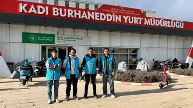 Sivas’ta Üniversite Öğrencilerinden Yaşlılara Anlamlı Destek