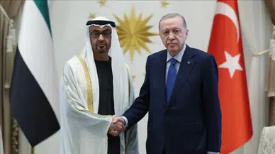 Cumhurbaşkanı Erdoğan, Katar Emiri ve BAE Başkanı ile görüştü