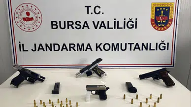 Bursa İnegöl’de Jandarma Operasyonu: 4 Ruhsatsız Silah Ele Geçirildi