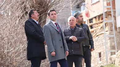 Suşehri Kaymakamı Mahmut Fazıl Yıldız’dan Heyelan İncelemesi