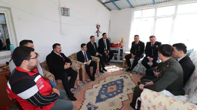 Suşehri Kaymakamlığı’ndan Şehit Ailesine Ziyaret